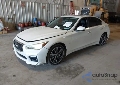 2015 Infiniti Q50 Sport z USA, uszkodzony, nr VIN JN1BV7AR4FM412362